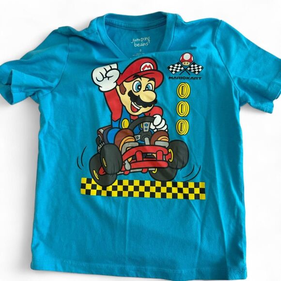 Youth Size 6 Mario Kart T-Shirt Bundle – Set of 4 Graphic Tees - Picture 2 of 6